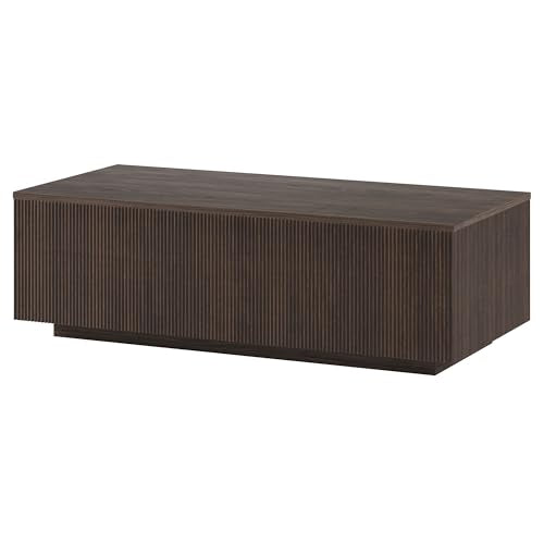 48" Modern Fluted Coffee Table