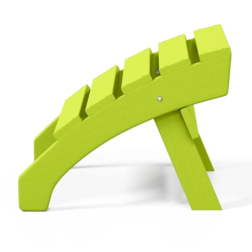 Dylan Outdoor Patio HDPE Adirondack Ottoman Footrest