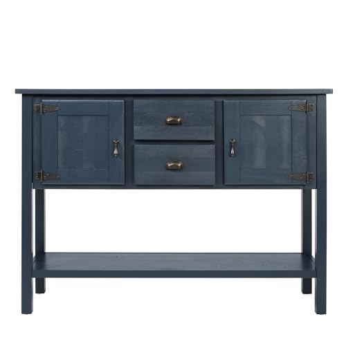Solid Wood Farmhouse Console Table