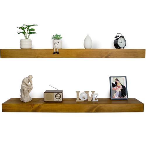 Floating Shelves 3 inch Thick for Wall Set of 2