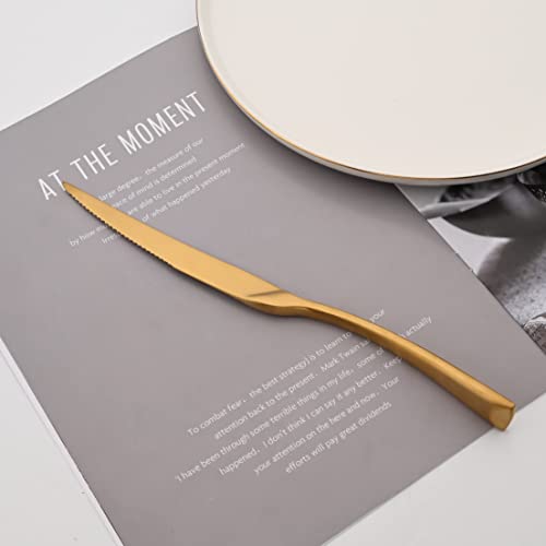 Golden Silverware Set
