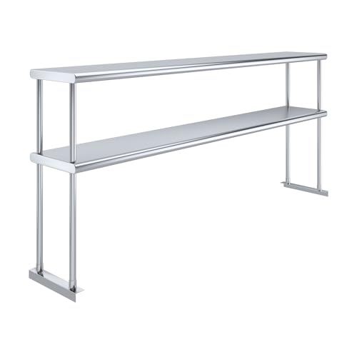 72 Inch Double Tier Overshelf