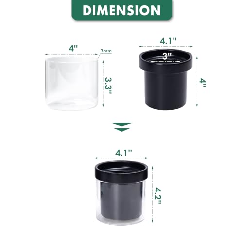 4 Inch Self Watering Planter Pot (2 Count)