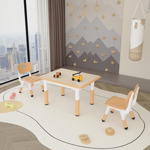 Kids Study Table and 2 Chairs Set