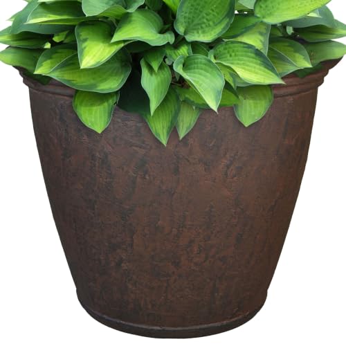 Sunnydaze Anjelica 15.25'' Large Plastic Planter Pot for Plants