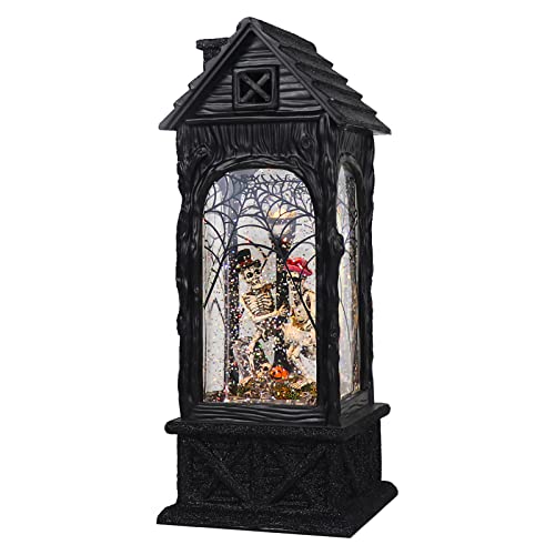Halloween Ghost Projection Snow Globe Lantern with 6 Hour Timer