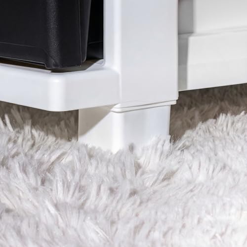 4 Drawer Wide Plastic Drawer Organizer