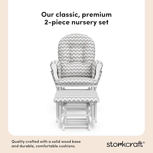 Premium Hoop Glider & Ottoman