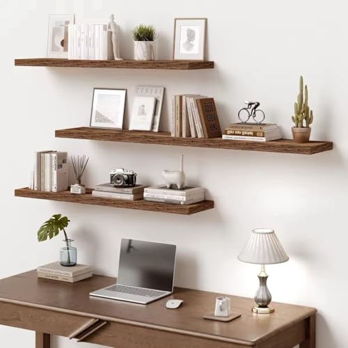 10 Inch Deep Floating Shelves 30x10” Set of 2 (2 Count)