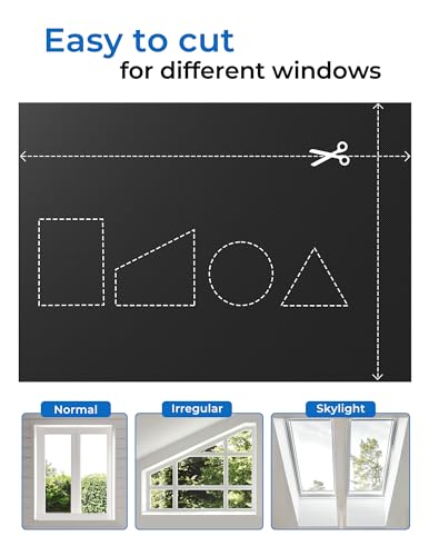 Blackout Curtains for Bedroom Portable 30"x40" Blackout Shades