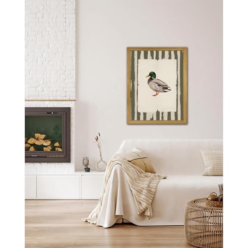Vintage Framed Duck Wall Art Print