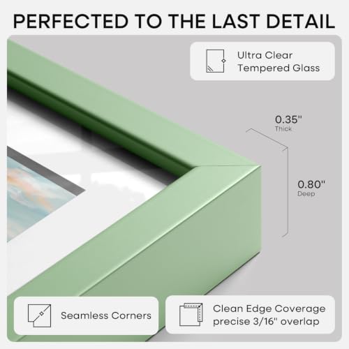 10x10 Green Picture Frame
