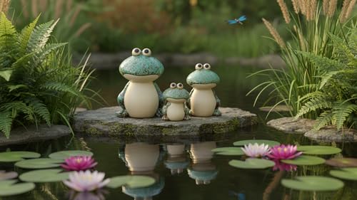 Frog Garden Decor Set of 3 (3 Count)
