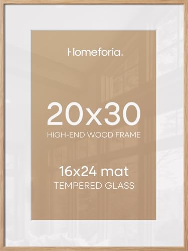 20x30 Natural Oak Picture Frame