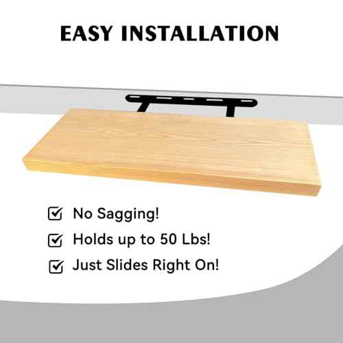 Wood Floating Shelves 16 inch (2 Count)