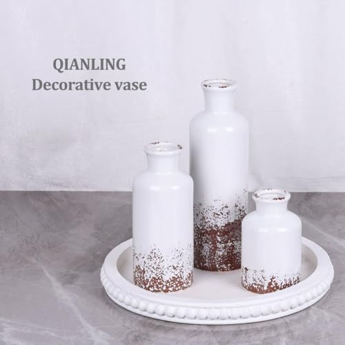 Gray Ceramic Vase Set (3 Count)