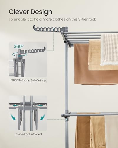 3 Tier Clothes Drying Rack
