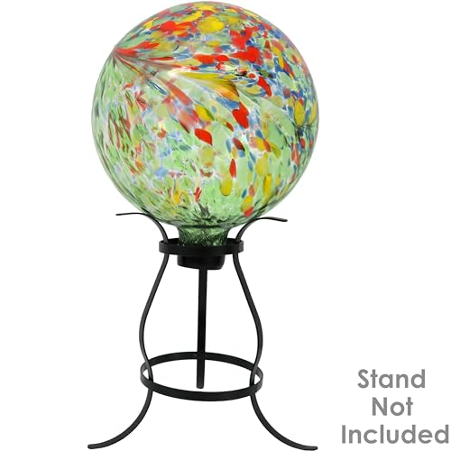 Sunnydaze 10" Glass Gazing Ball for Garden