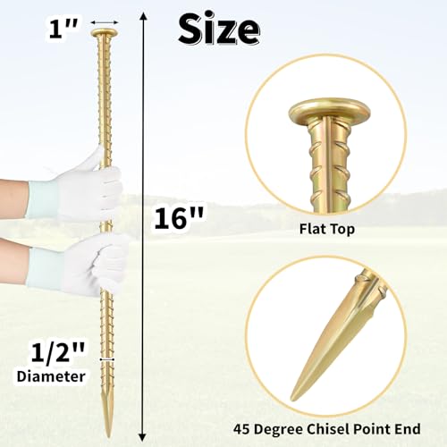 16 Inch Rebar Stakes 1 (10 Count)