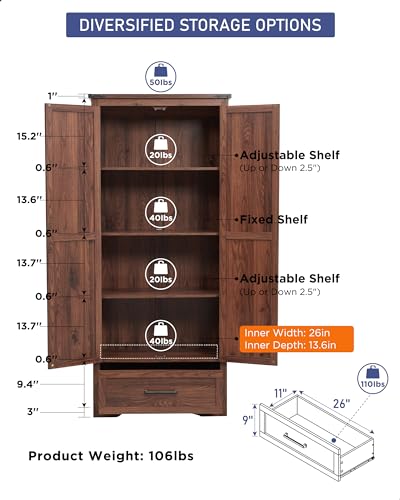 Farmhouse Kitchen Pantry Cabinet