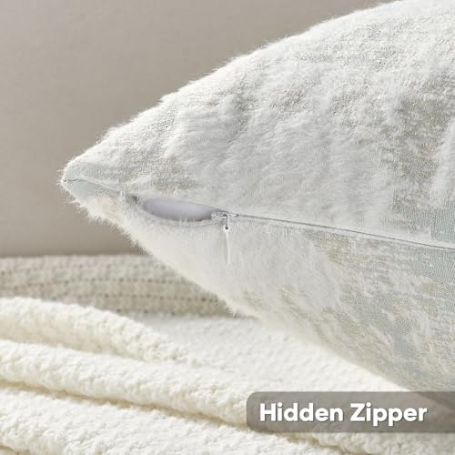 Pack of 2 Faux Cashmere Throw Pillow Covers 12x20 Inch