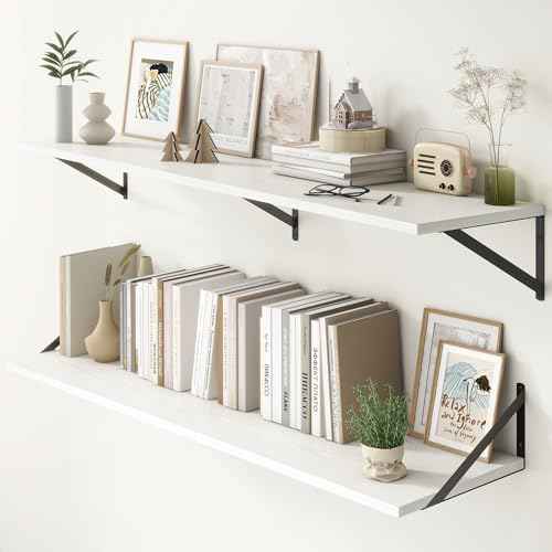 Deep Floating Shelves