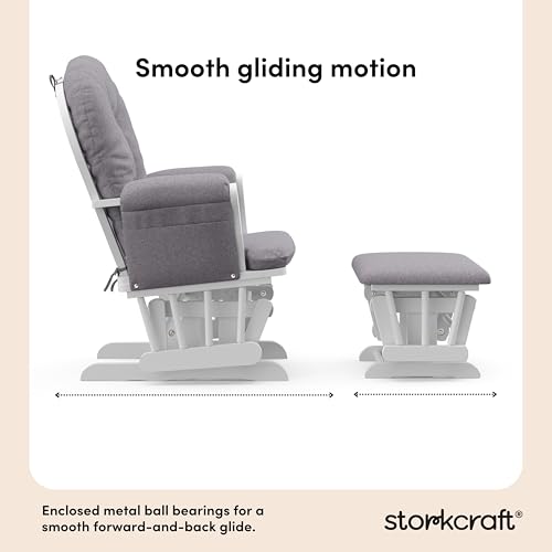 Premium Hoop Glider & Ottoman