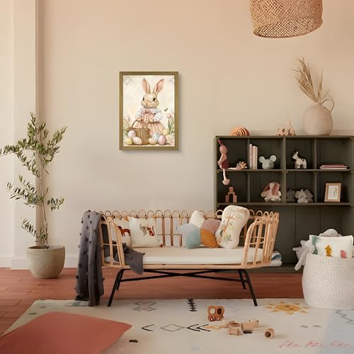 Framed Easter Bunny Wall Art