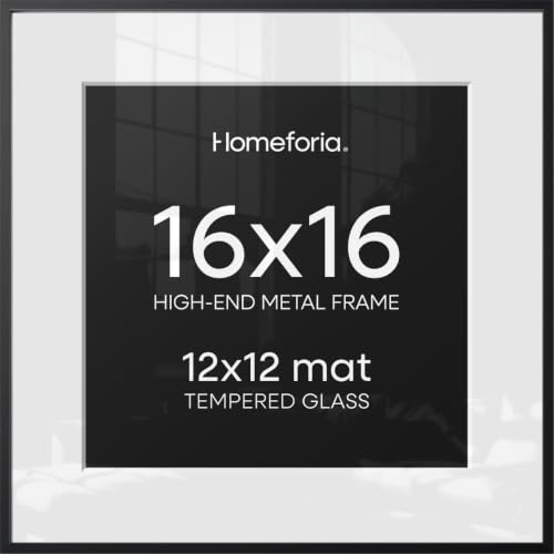 16x16 Black Picture Frame
