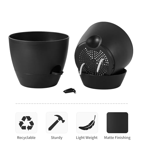 3 Pack Large Planter Pots (3 Count)