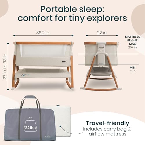 CoZee® Air Baby Bassinet & Bedside Sleeper