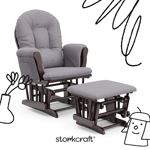 Premium Hoop Glider & Ottoman