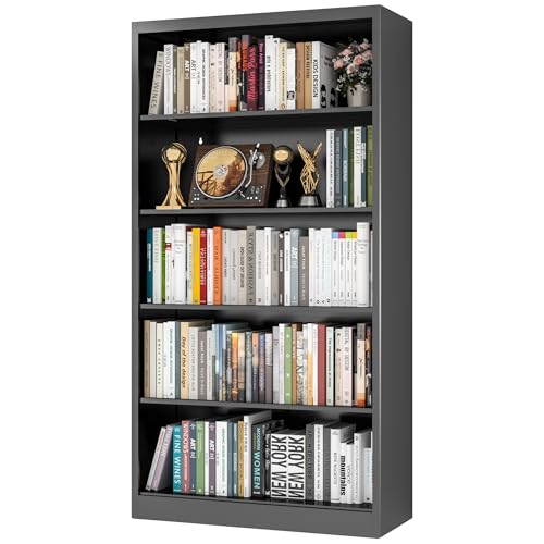 66" Tall Metal Bookcase
