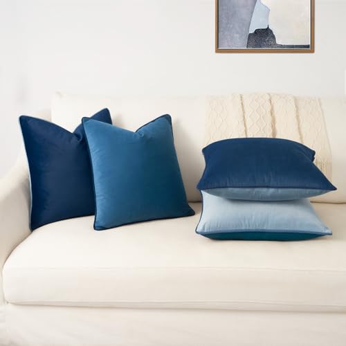 Decorative Throw Pillow Covers Cushion Cases (4 Count)