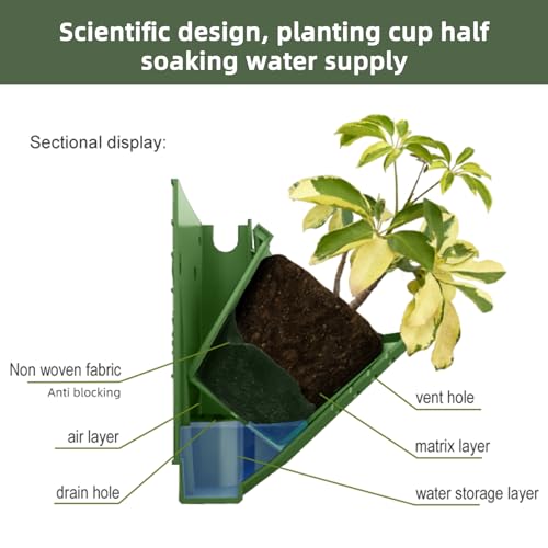 36 Pockets Self Watering Wall Mounted Vertical Planter