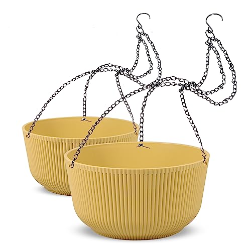 11.2 Inch Self Watering Hanging Planter (2 Count)