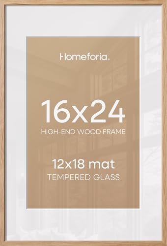 16x24 Natural Oak Picture Frame