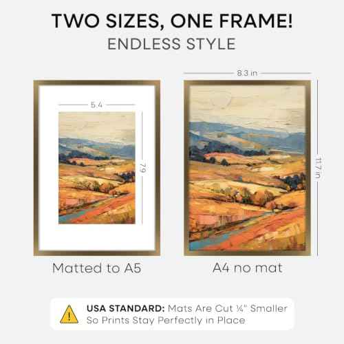 A4 Bronze Picture Frame (3 Count)