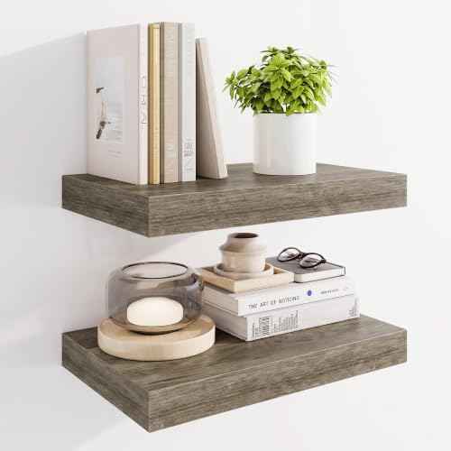 16" Floating Shelves for Wall (2 Count)
