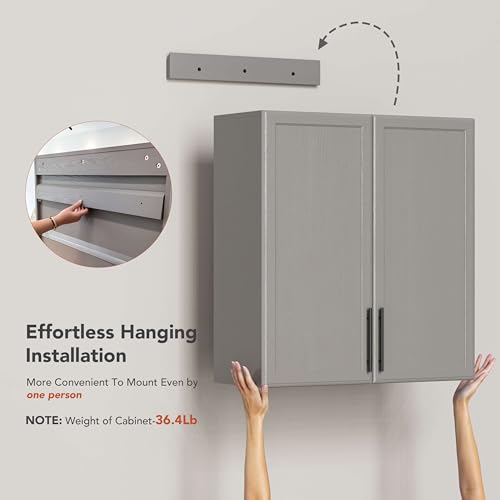 30" Laundry Room Cabinets Wall Mounted