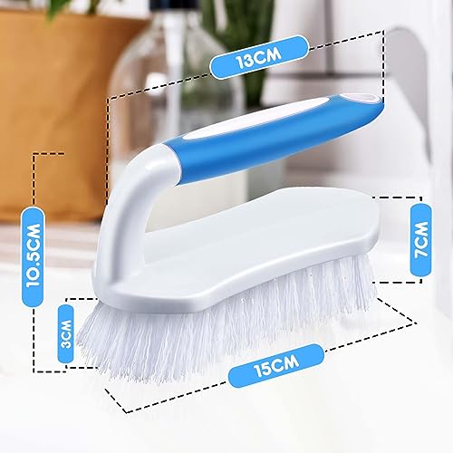 12 Pcs Scrub Brush Bulk for Cleaning with Handle