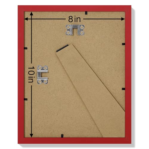 8x10 Picture Frames Set of 9 for Wall or Tabletop Display (9 Count)