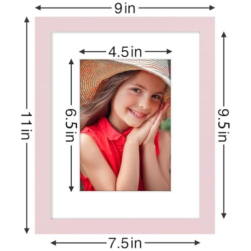 8x10 Picture Frames Set of 9 for Wall or Tabletop Display (9 Count)