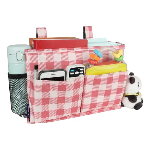 Bedside Caddy Hanging Bed Organizer Storage Bag Pocket for Bunk and Hospital Beds