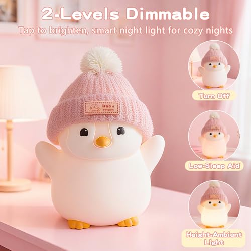 Penguin Night Light for Kids