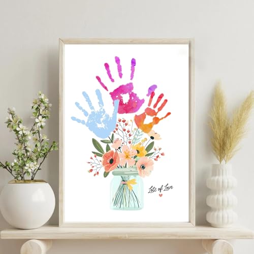Handprint Birthday Art Kit for Mom & Grandma