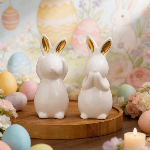 Easter Rabbit Figurine Cute Rabbit Three Donts