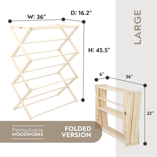 Premium American Maple Clothes Drying Rack