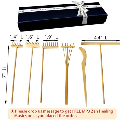 Mini Zen Garden Rake Set 6PCS