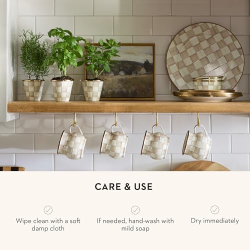 Enamel Herb Pot Set (3 Count)